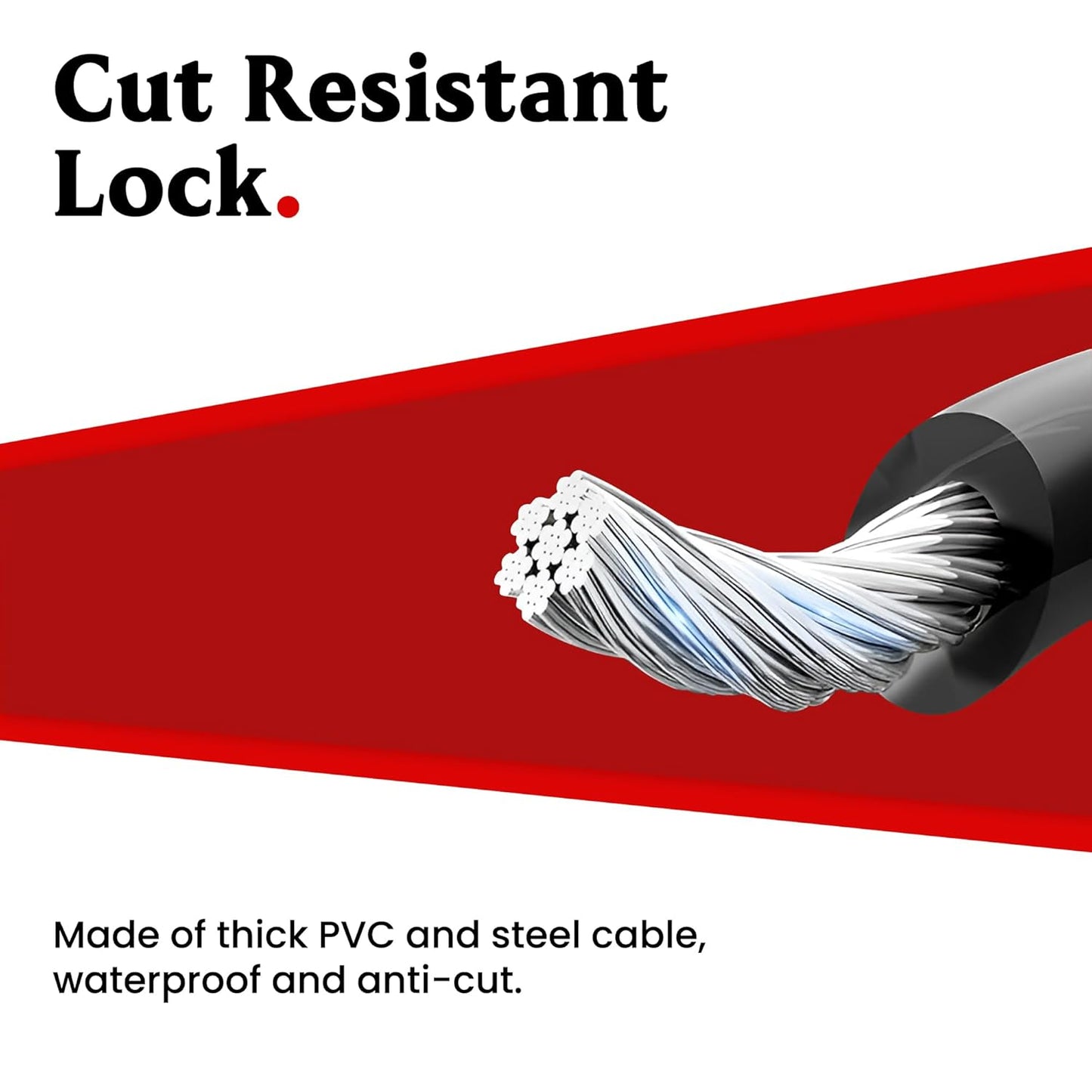 Anti-Theft Cable Lock for Bike