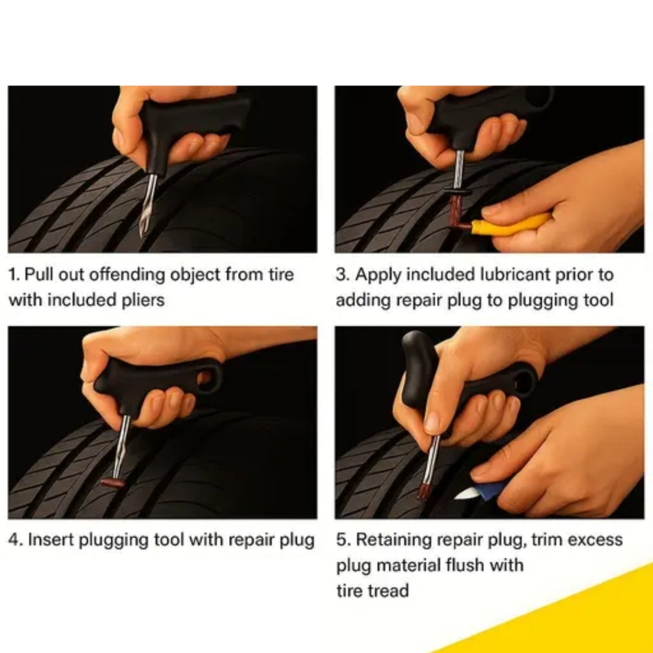 Tyre Puncture Repair Kit for Car & Bike | Fix Puncture in 10 Min