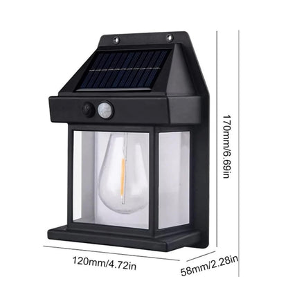 Solar Wall Lights Outdoor with Motion Sensor