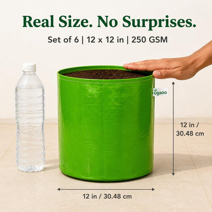 HDPE Plant Grow Bag 12x12 Inch Grow Bags – 250 GSM