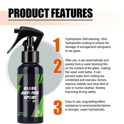 Anti Fog Hydrophobic Coating Spray + Brush