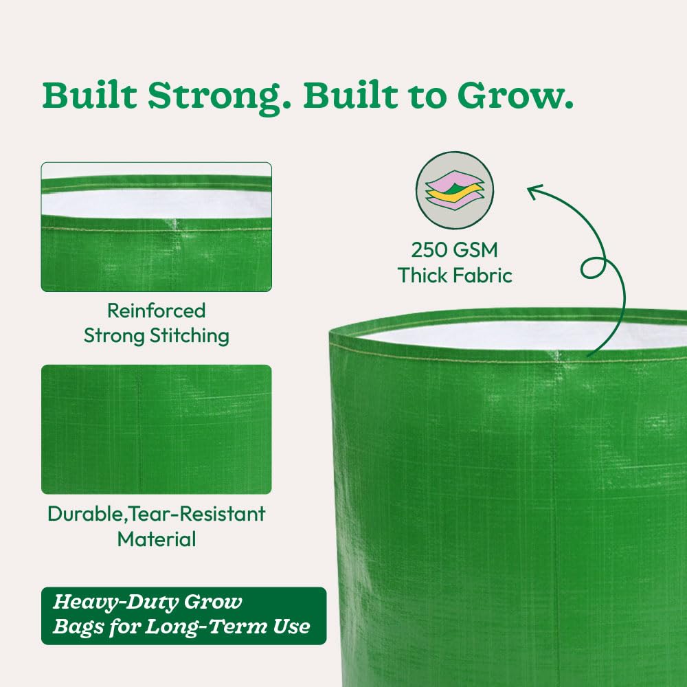 HDPE Plant Grow Bag 12x12 Inch Grow Bags – 250 GSM