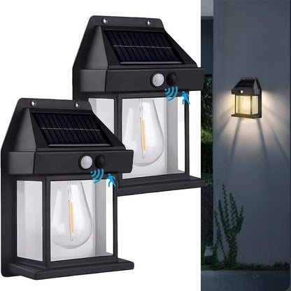 Solar Wall Lights Outdoor with Motion Sensor