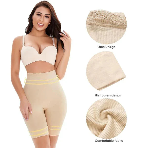 4-in-1 Body Shaper – Slims Tummy, Thighs, Hips & Back | Cool & Breathable Design