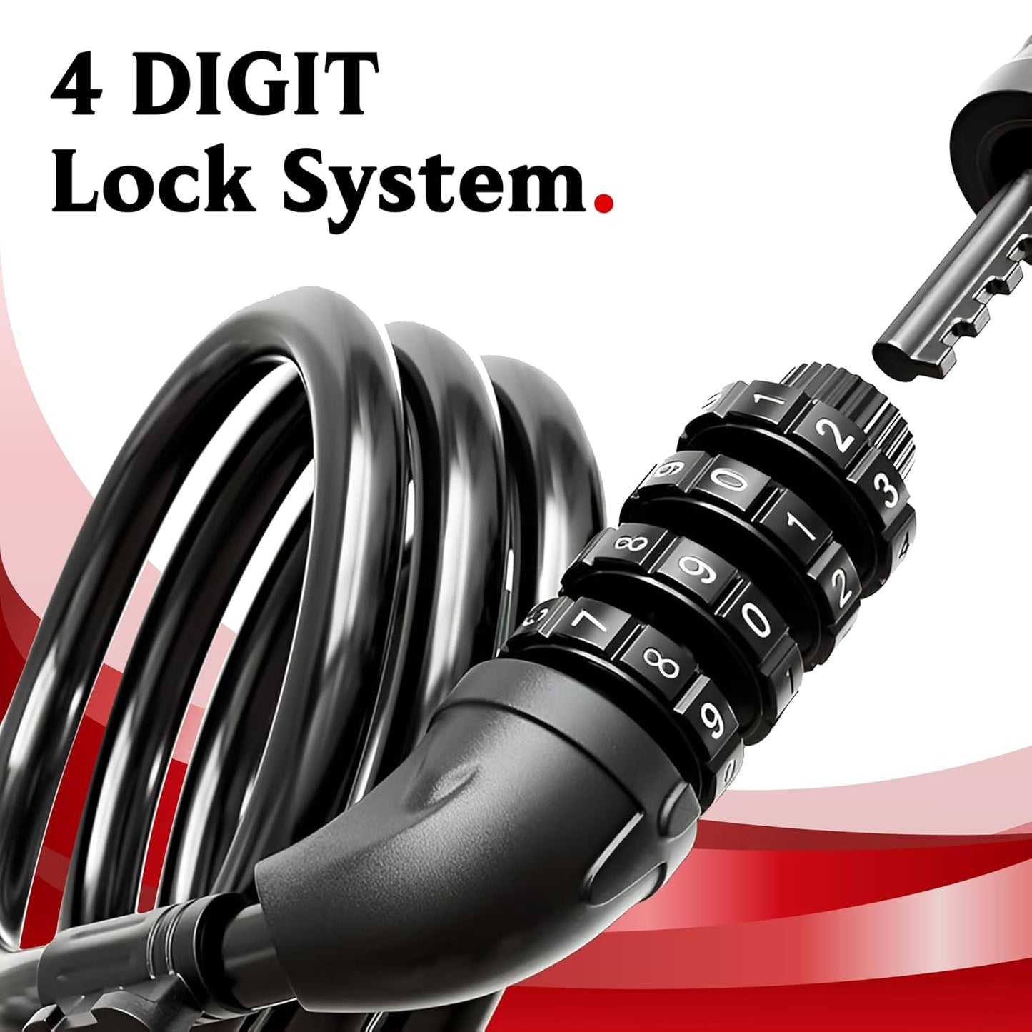 Anti-Theft Cable Lock for Bike