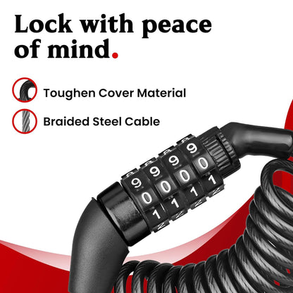 Anti-Theft Cable Lock for Bike