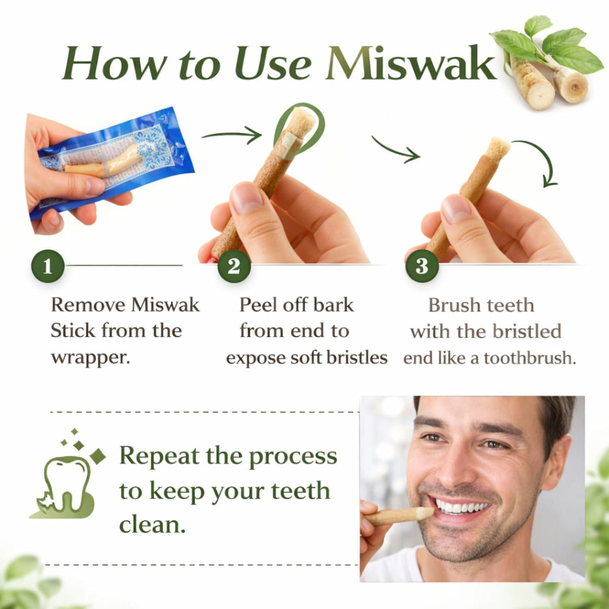Sunna Miswak– Pack of 5