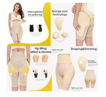 4-in-1 Body Shaper – Slims Tummy, Thighs, Hips & Back | Cool & Breathable Design