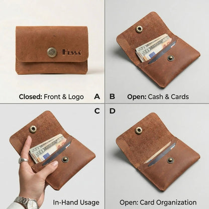 Premium Genuine Leather Card Wallet