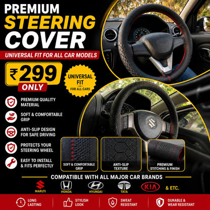 Car Steering Wheel Cover