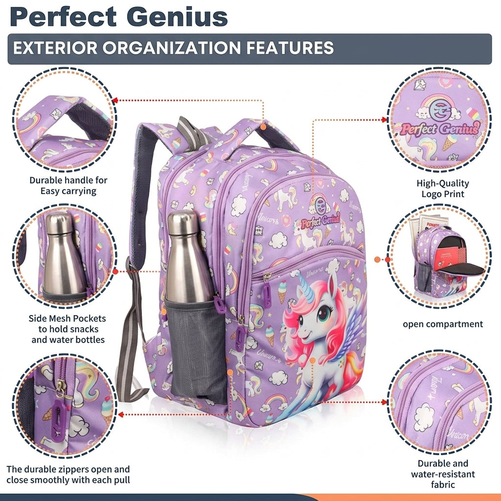 Magic Unicorn Kids School Backpack
