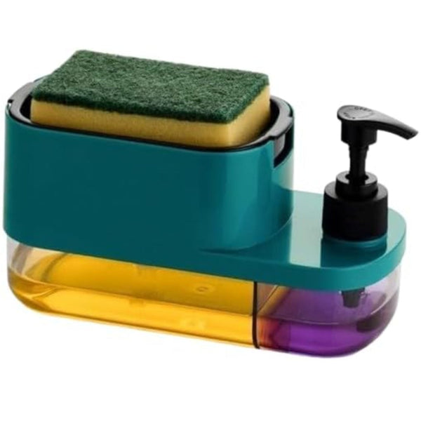 2-in-1 Kitchen Soap Dispenser with Sponge Holder