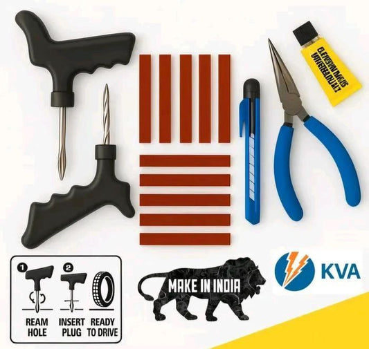 Tyre Puncture Repair Kit for Car & Bike | Fix Puncture in 10 Min
